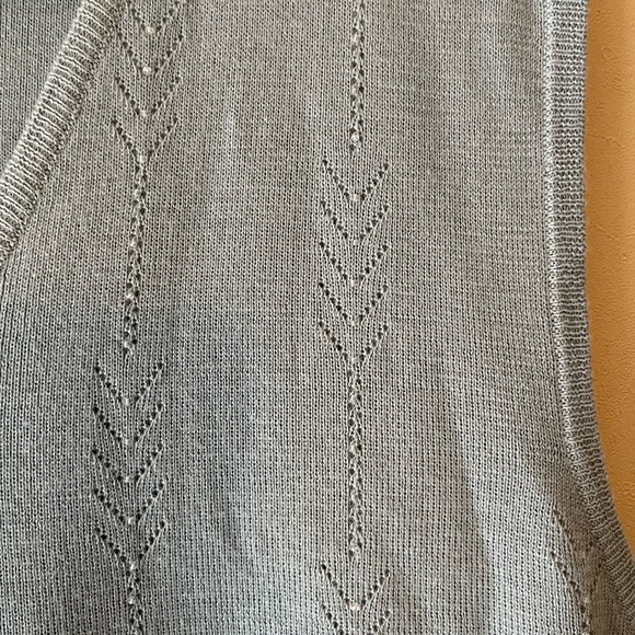 Vintage Napa Valley Beaded Embroidered Wool Sweater Vest Size Large - Picture 4 of 11